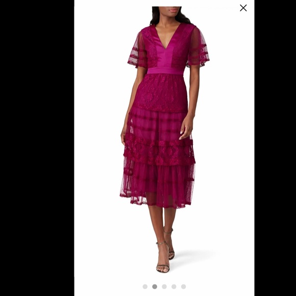 Selling by June 6: Temperley London Florence Short Sleeve Dress (US Size 2) - Picture 3 of 8